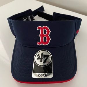 SOLD RARE Boston Red Sox 47 OSFA Visor